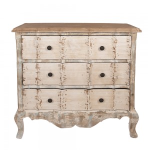 Kommode med 3 skuffer Beige H90cm