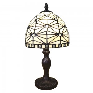Bordlampe Tiffany 18x33 cm E14/max 1x25W Bordlampe Tiffany 18x33 cm E14/max 1x25W
