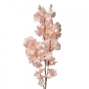 Dekorationsgren Orange med blomster H100cm, Dekorationsgren Orange med blomster H100cm,