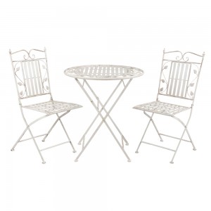 Bord + 2 stole 70x77 / 40x52x93 cm (2) Bord + 2 stole 70x77 / 40x52x93 cm (2)