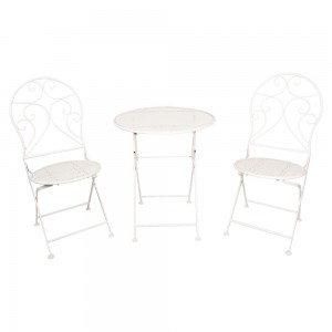 Bord + 2 stole 60x70 / 40x40x92 cm (2) Bord + 2 stole 60x70 / 40x40x92 cm (2)