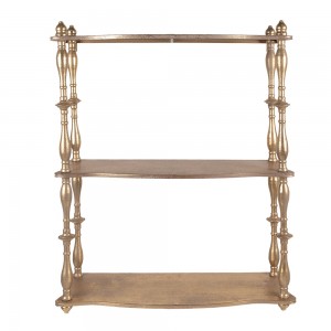 Lille reol i guld H76cm Metal Lille reol i guld H76cm Metal