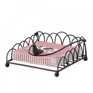 Servietholder jern 20x20x9 cm Servietholder jern 20x20x9 cm