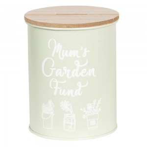Sparebøsse "Mums Garden Fund" 10x14 cm Sparebøsse "Mums Garden Fund" 10x14 cm