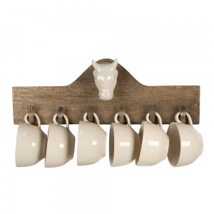 Stativ med 6 krus 48x9x17 cm Farmhouse Stativ med 6 krus 48x9x17 cm Farmhouse
