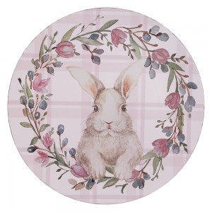 Dækketallerken med kanin Ø33cm