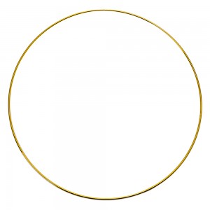 Ring i guld til deko Ø30cm Ring i guld til deko Ø30cm