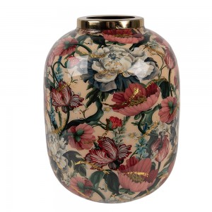 Vase Beige Pink Ø17xH22 cm