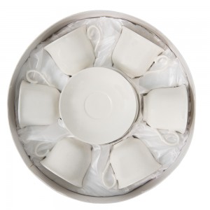 Kop og underkop (6) 36x12 cm / 220 ml Kop og underkop (6) 36x12 cm / 220 ml