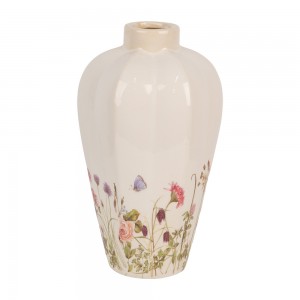 Vase med engblomster H30 cm Vase med engblomster H30 cm