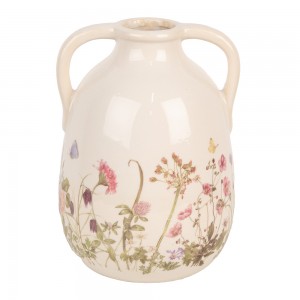 Vase med engblomster H22 cm Blooming Spring Vase med engblomster H22 cm Blooming Spring