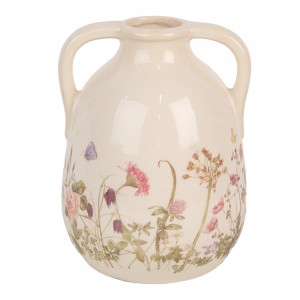Vase med engblomster H18 cm Blooming Spring Vase med engblomster H18 cm Blooming Spring