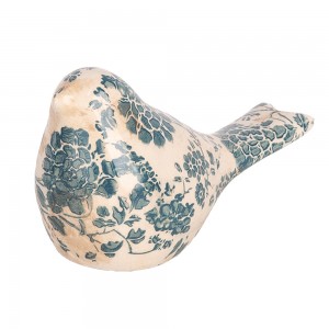 Dekorationsfugl med blomster Dekorationsfugl med blomster