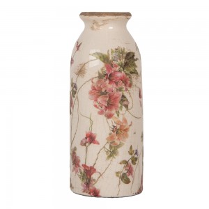 Vase Beige keramik Ø8xH20 cm