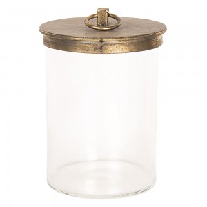 Opbevaringsglas med låg 15x25 cm Opbevaringsglas med låg 15x25 cm