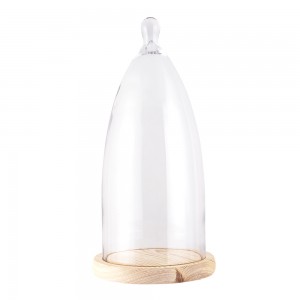 Glas kuppel 19x41 cm Glas kuppel 19x41 cm