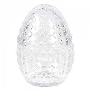Glas påskeæg 9x12 cm Glas påskeæg 9x12 cm