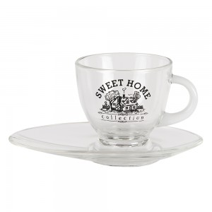 Kop og underkop 10x8x8 cm / 17x10x2 cm / 230 ml Kop og underkop 10x8x8 cm / 17x10x2 cm / 230 ml