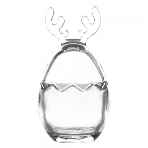 Todelt påskeæg i glas 8x15 cm Todelt påskeæg i glas 8x15 cm