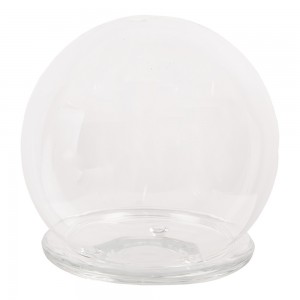Glas klokke 15x16 cm Glas klokke 15x16 cm
