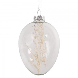 Dekorationsvedhæng æg 7x10 cm Dekorationsvedhæng æg 7x10 cm