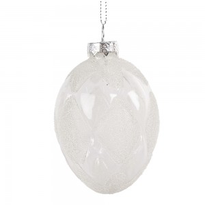 Dekorationsvedhæng æg 6x9 cm Dekorationsvedhæng æg 6x9 cm