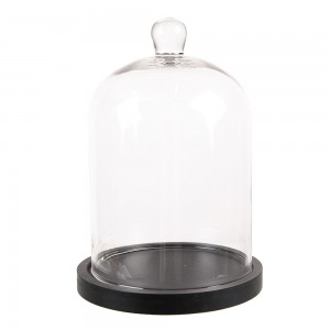 Glas kuppel Ø15xH21cm Glas kuppel Ø15xH21cm