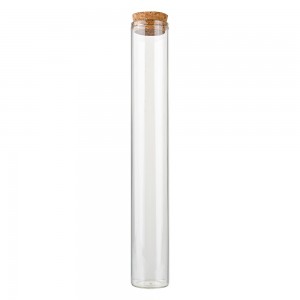 Opbevaringsglas med kork låg 3x20 cm Opbevaringsglas med kork låg 3x20 cm