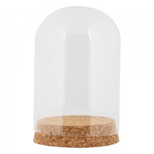 Glaskuppel Ø8xH12cm Glaskuppel Ø8xH12cm