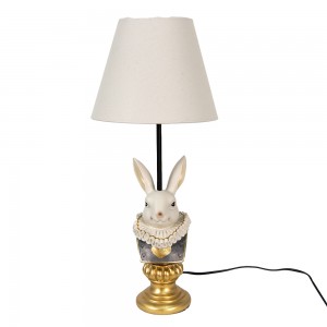 Bordlampe kanin 23x53 cm E27/max 1x60W Bordlampe kanin 23x53 cm E27/max 1x60W