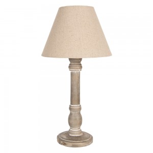 Bordlampe med skærm Brun H45 cm  Bordlampe med skærm Brun H45 cm