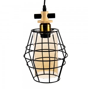 Hængelampe 18x18x31 cm E27/max 1x40W Hængelampe 18x18x31 cm E27/max 1x40W