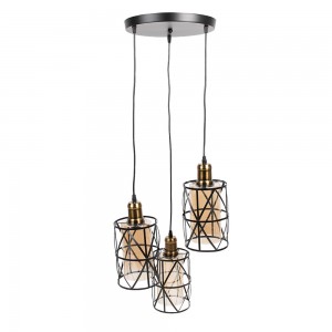 Hængelampe med 3 spots Ø35cm Hængelampe med 3 spots Ø35cm