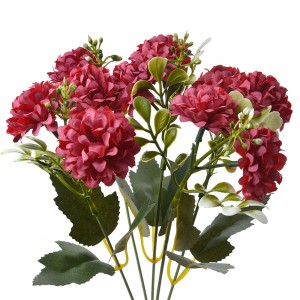 Kunstig blomsterbuket rød H30cm Kunstig blomsterbuket rød H30cm
