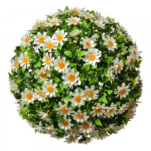 Dekorationskugle kunstig blomstermarguerit Ø30 cm Dekorationskugle kunstig blomstermarguerit Ø30 cm