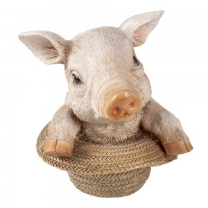 Dekorationsgris 13x12x14 cm Dekorationsgris 13x12x14 cm