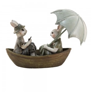 Dekorationskaniner 14x10x12 cm Dekorationskaniner 14x10x12 cm