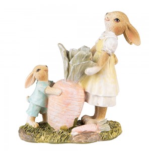 Dekorationskaniner 12x6x13 cm Dekorationskaniner 12x6x13 cm