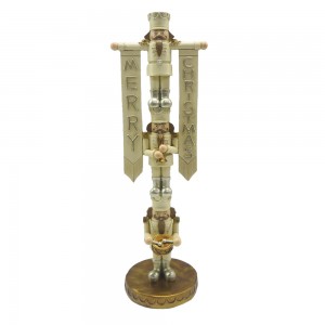 Dekorativ Nøddeknækker Beige H30cm