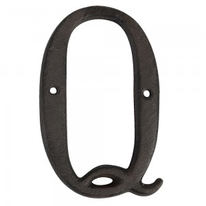 Bogstav Q 8x1x13 cm Bogstav Q 8x1x13 cm