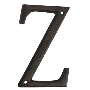 Bogstav Z 8x1x13 cm Bogstav Z 8x1x13 cm