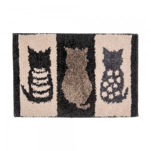 Bademåtte med katte 39x59cm Bademåtte med katte 39x59cm