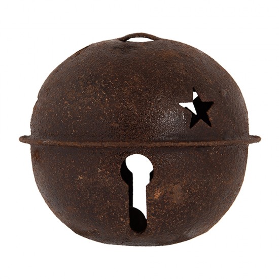 Bjælde til ophæng brun Ø5cm