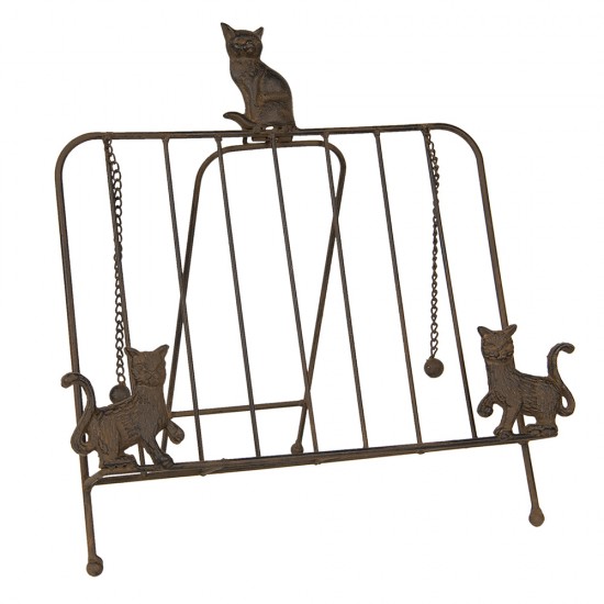 Bogstander med katte 38x25x38 cm Bogstander med katte 38x25x38 cm