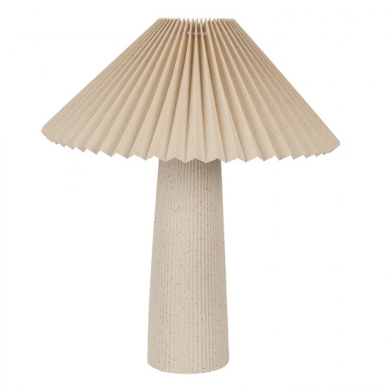 Bordlampe keramik H42cm med skærm Bordlampe keramik H42cm med skærm