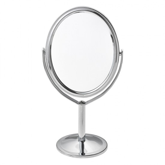 Bordspejl 9x16 cm sølv