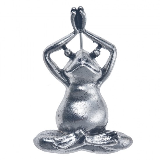 Broche frø sølvfarvet Broche frø sølvfarvet