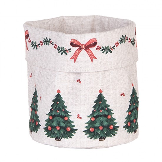 Brødkurv med julemotiv H16cm