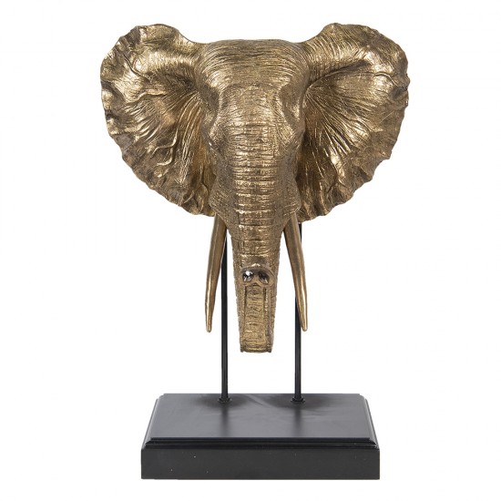 Dekoration elefanthoved 42x30x56 cm