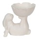 Dekoration kanin med skål 15x11x14 cm Dekoration kanin med skål 15x11x14 cm